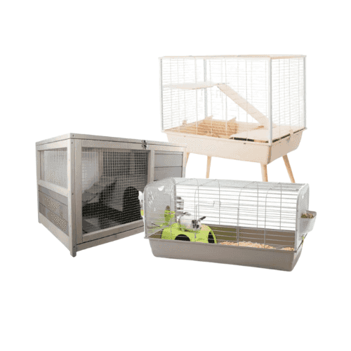 Cages intérieures pour lapin