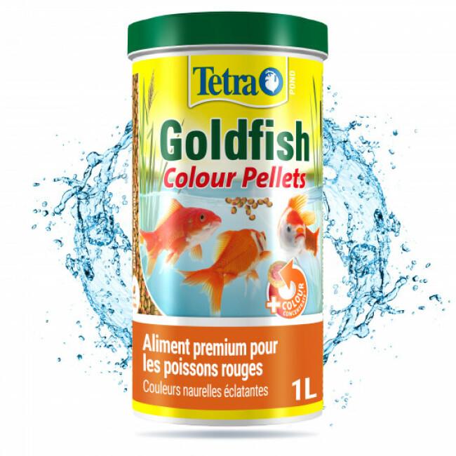 Alimentation Tetra Pond Goldfish Colour Pellets 1 litre pour poissons de bassin