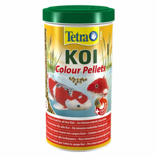 Alimentation Tetra Pond Koi Colour Pellets 1 litre pour poissons de bassin
