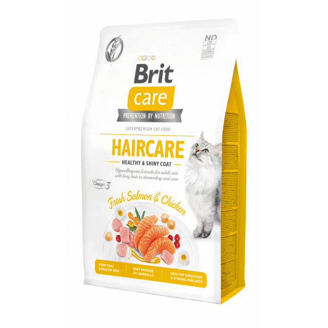 Brit Care Grain Free Haircare Healthy & Shiny Coat pour chat adulte