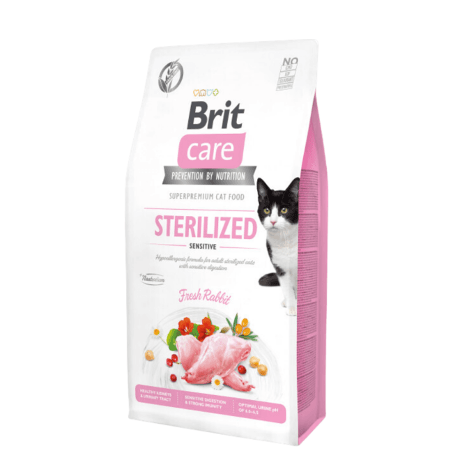 Brit Care Grain-Free Sterilized Sensitive pour chat stérilisé