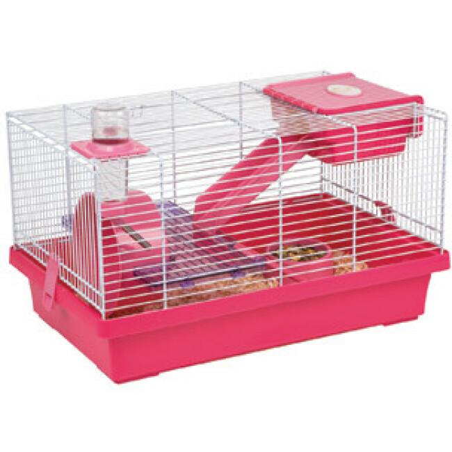 Cage rose Nicky Flamingo pour Hamsters