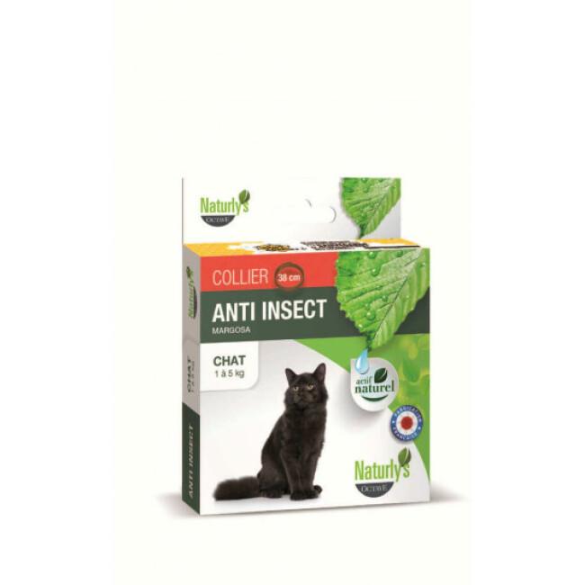 Collier BIO Insectifuge antiparasitaires Naturlys pour chats