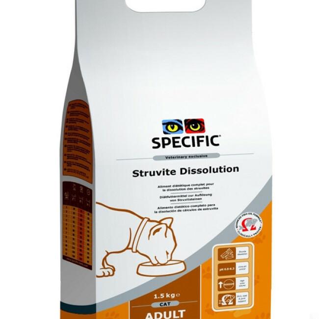 Croquettes Specific pour chats FSD Struvite Dissolution Sac 1,5 kg