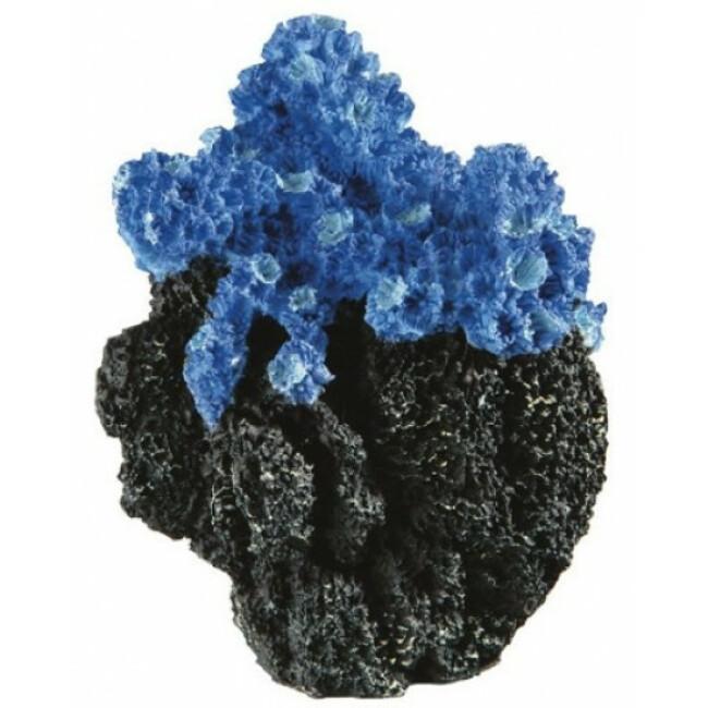 Décoration Corail bleu en résine