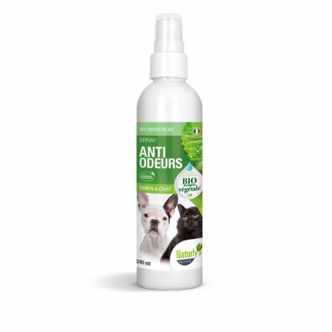 Lotion Bio Naturlys Anti-odeur pour chiens et chats 240 ml