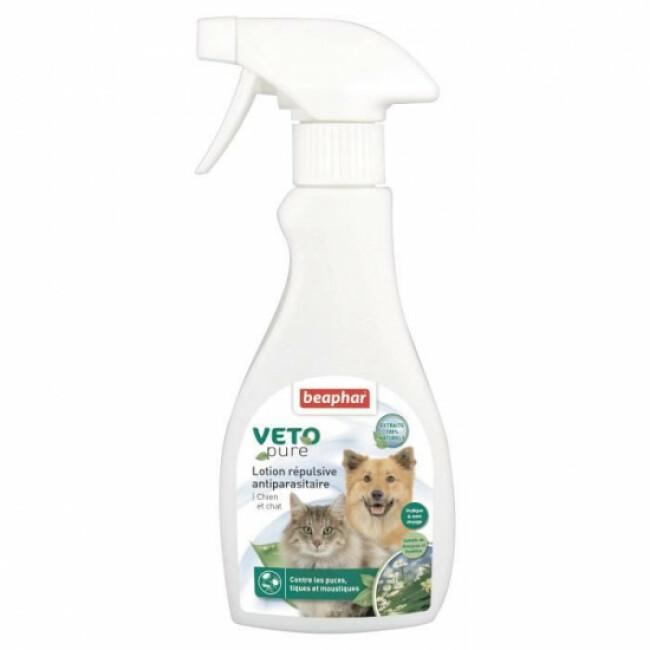 Lotion insectifuge repulsif VETOPURE chien et chat Beaphar 250 ml
