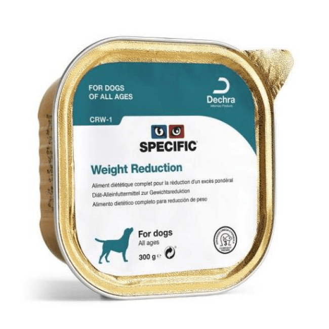 Pâtée Specific pour chiens CRW-1 Weight Reduction 6 boîtes 300 g