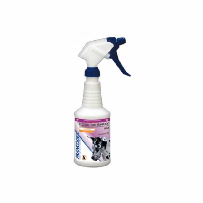 Spray Ectoline Francodex anti puce pour chien 500 ml