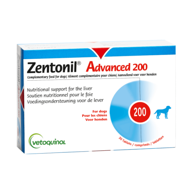 Zentonil Advanced Compléments alimentaires troubles hépatiques pour chiens