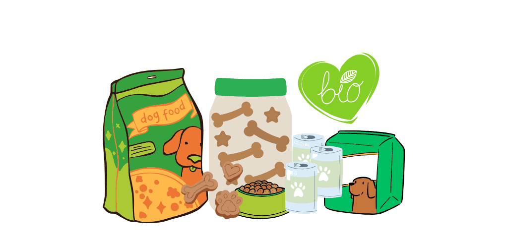 Nourriture bio pour chien