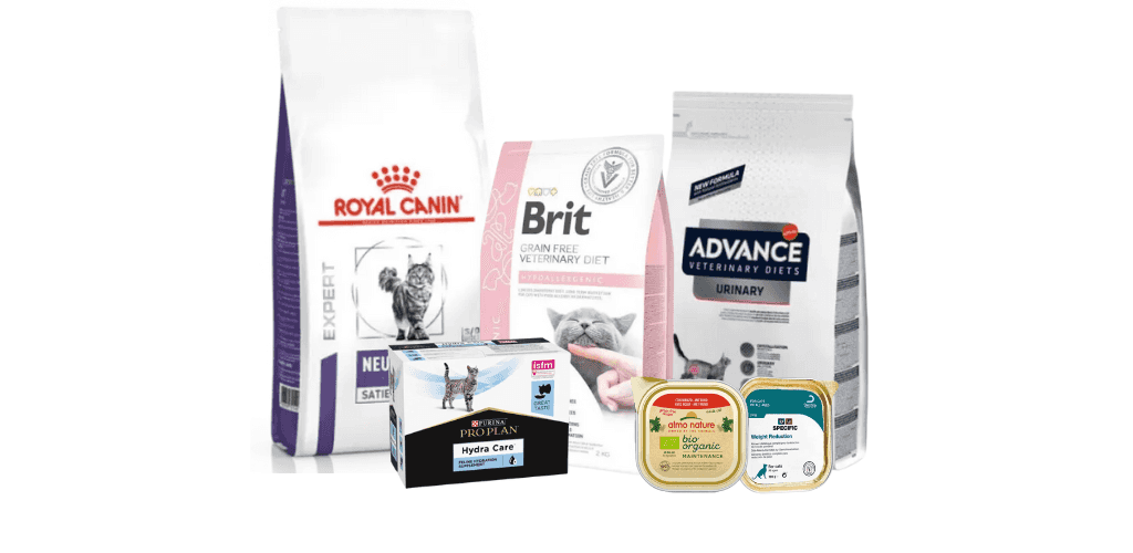 Alimentation vétérinaire pour chat
