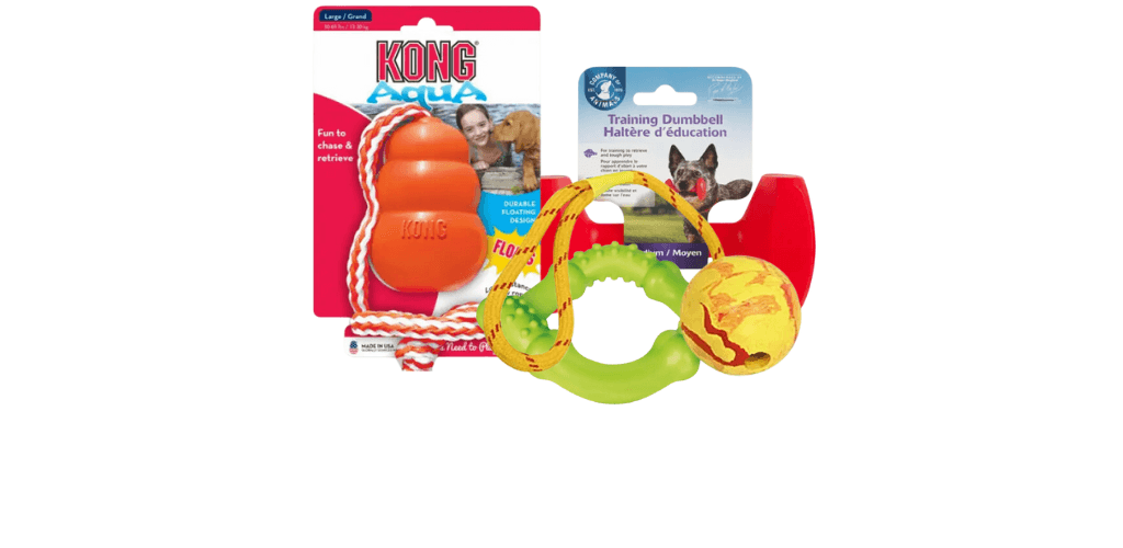 Jouets d'eau pour chien