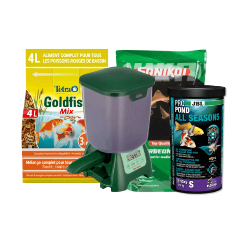 Nourriture pour poissons de bassins