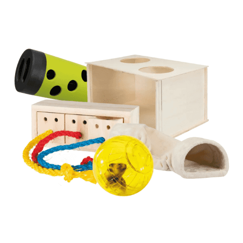 Jouets pour lapin