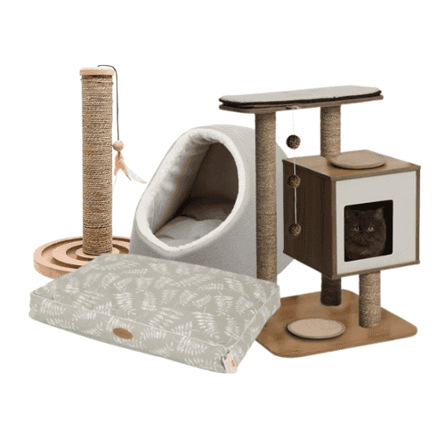 Habitat et couchage pour chat