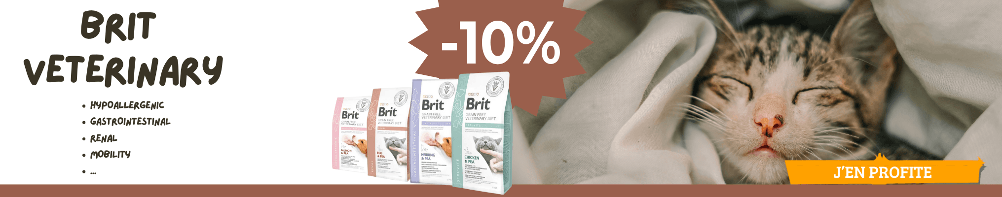 Santé et équilibre au quotidien – 10% de réduction sur la gamme Brit Vet !