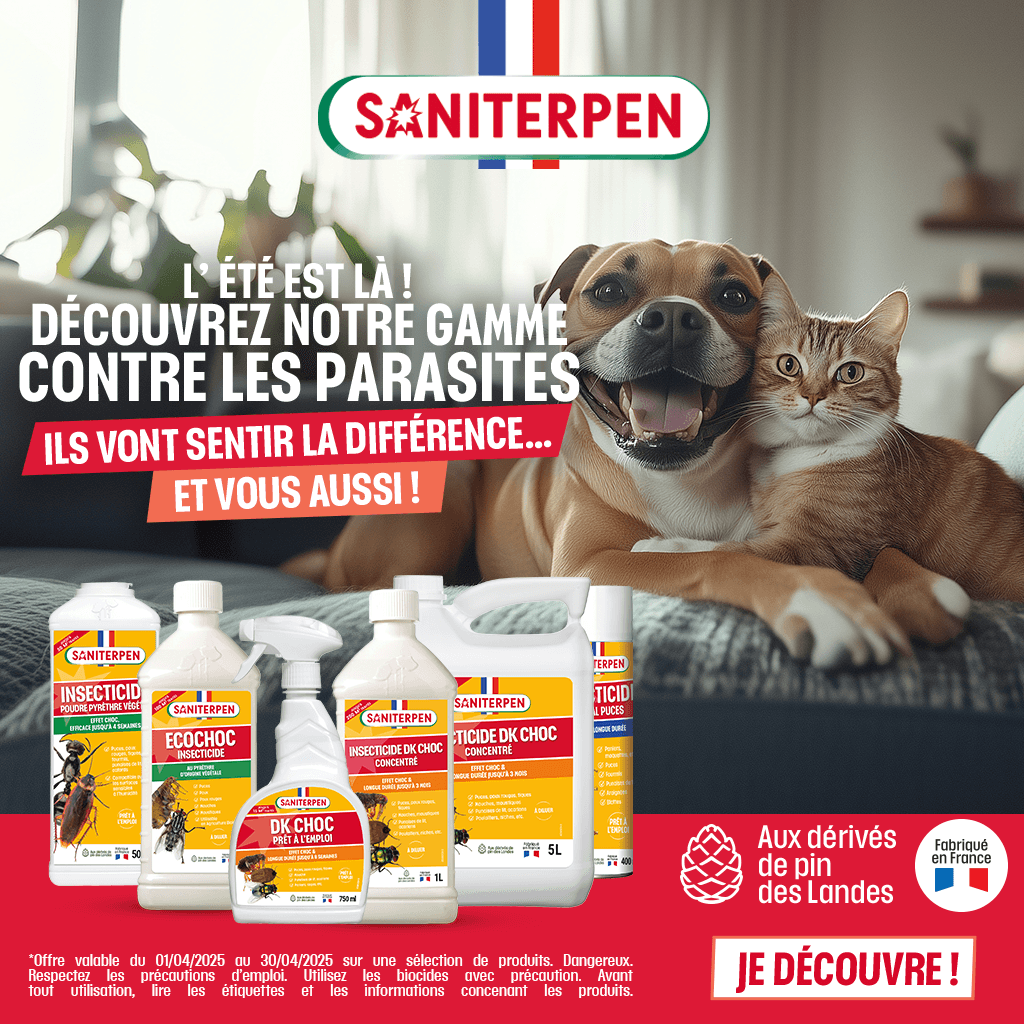Découvrez les insecticides Saniterpen