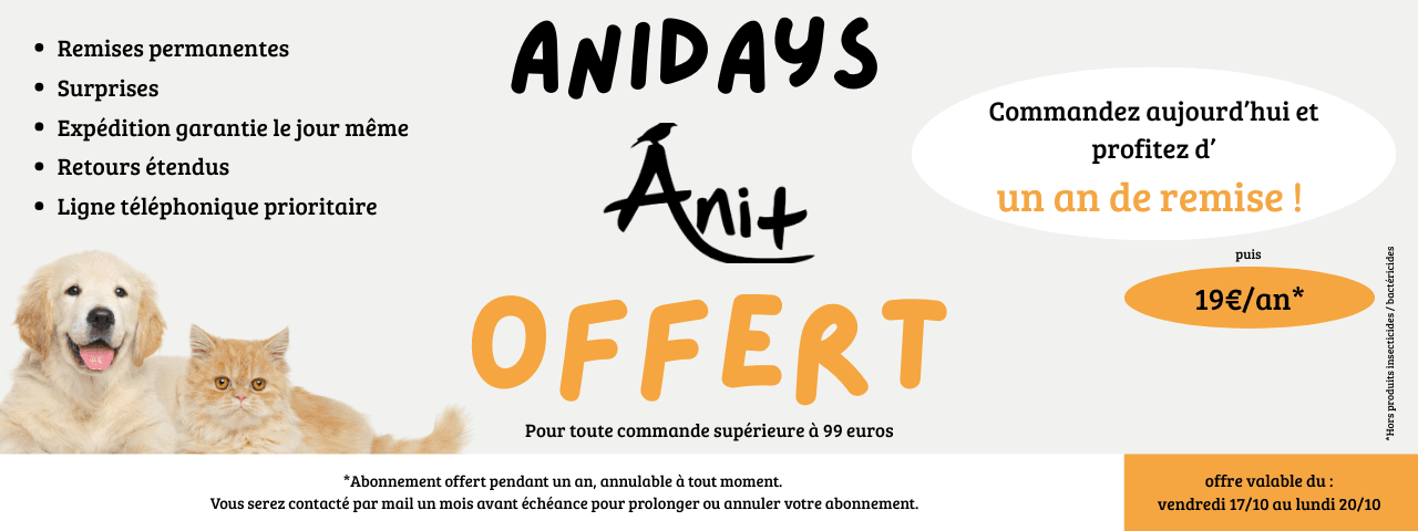 Ani+ offert dès 99 euros d'achat