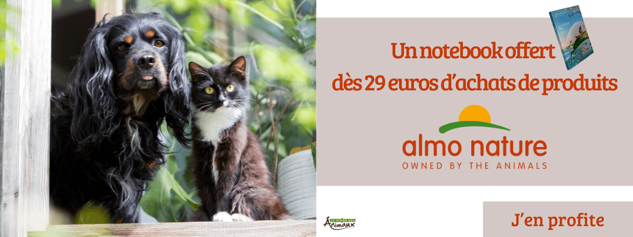 🐶😻 Un notebook Almo Nature offert dès 29 euros d'achat !