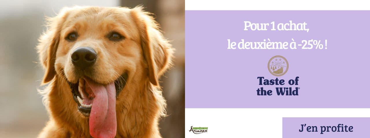 Taste of the Wild : Pour 1 achat,  le deuxième à -25% !