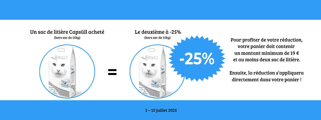 1 sac acheté, le 2e à -25% (hors sac de 15 kg) Capsüll