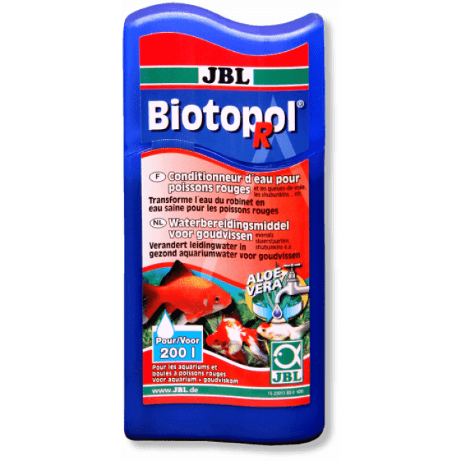 Biotopol R JBL : conditionneur d'eau pour poissons rouge
