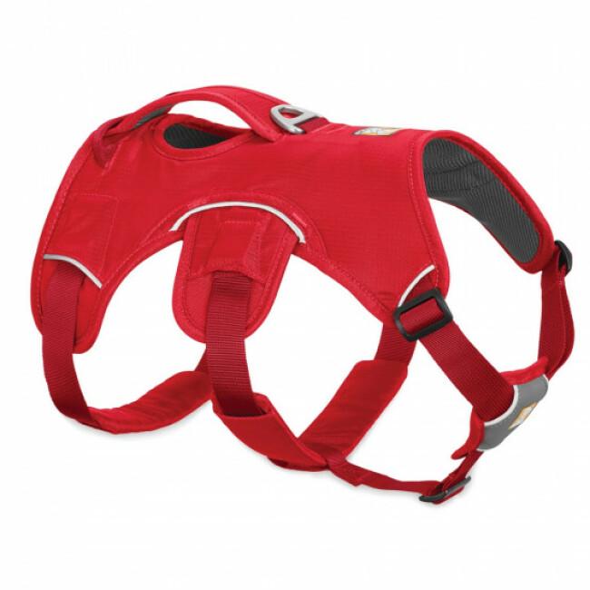 Harnais pour chien Y PRO Royal Navy/Red