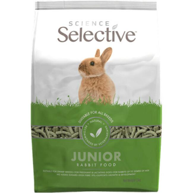 Nourriture pour lapin jusqu'à 8 mois Nature Cuni Junior Versele Laga Sac  2,3 kg