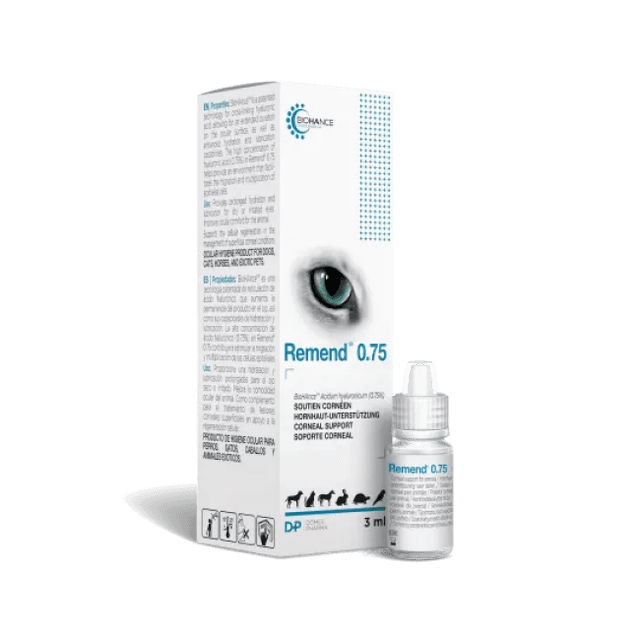 Remend - Protecteur oculaire & collyre pour chien chat et nac
