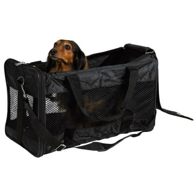 Cage de transport pliante double en Cordura / Nylon adaptée aux chiens et  aux chats. Morin : Accessoires pour le transport et le voyage en voiture,  train ou en avion pour chien