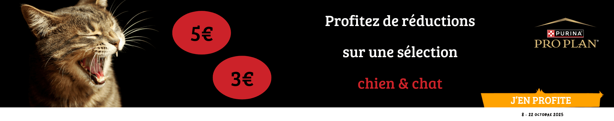 Offres Spéciales Pro Plan : Jusqu’à 5€ de réduction !