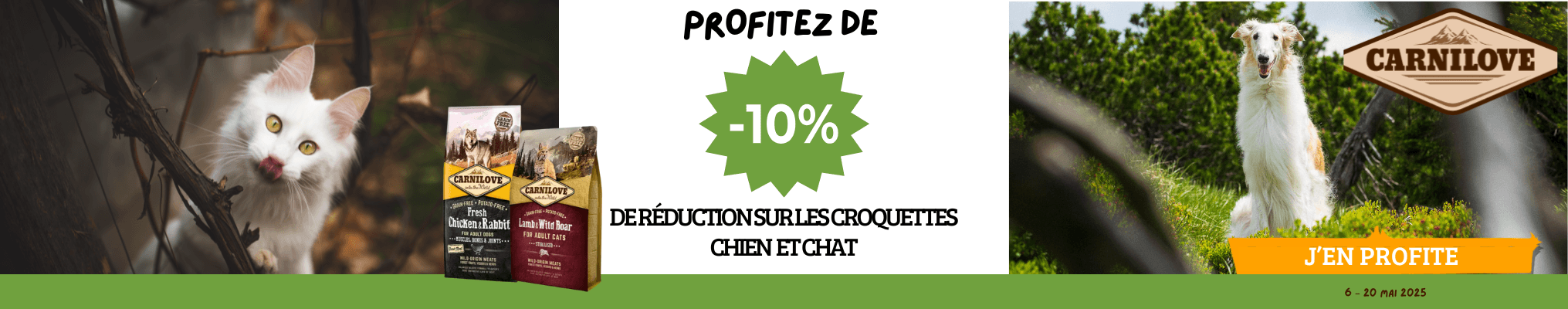 Carnilove Chat / Carnilove Chien : 10%