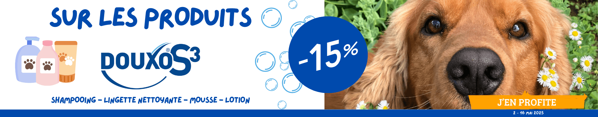 15% : Douxo 2 mai - 16 mai 2025