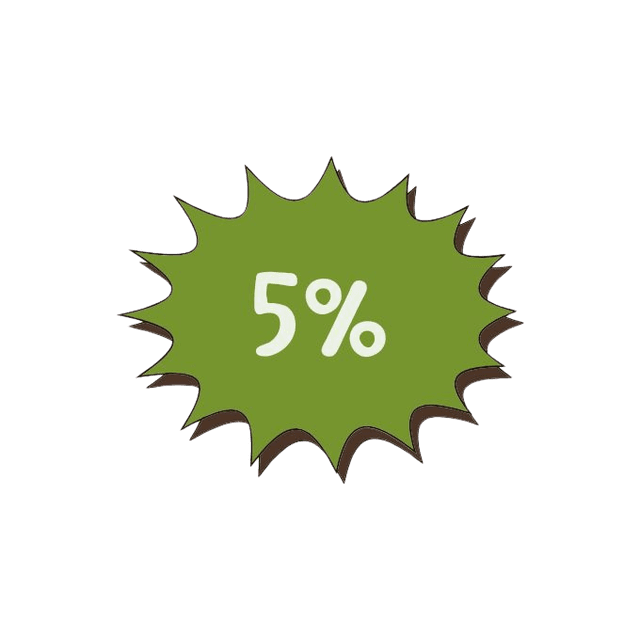 Remise immédiate de 5% pour chaque commande