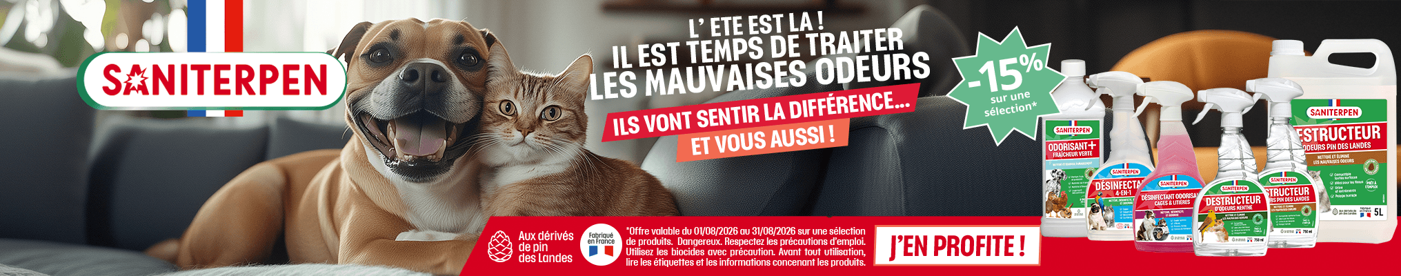 Bon Plan Saniterpen : Traitement des mauvaises odeurs