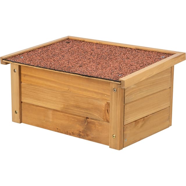 Abri Natura pin vernis pour petits animaux