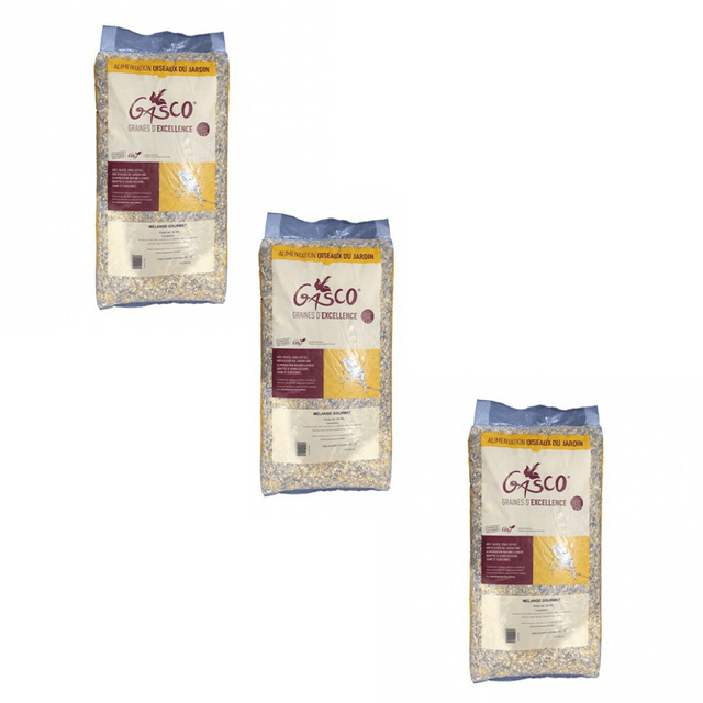 Alimentation mélange de graines Gourmet Gasco pour oiseaux du jardin