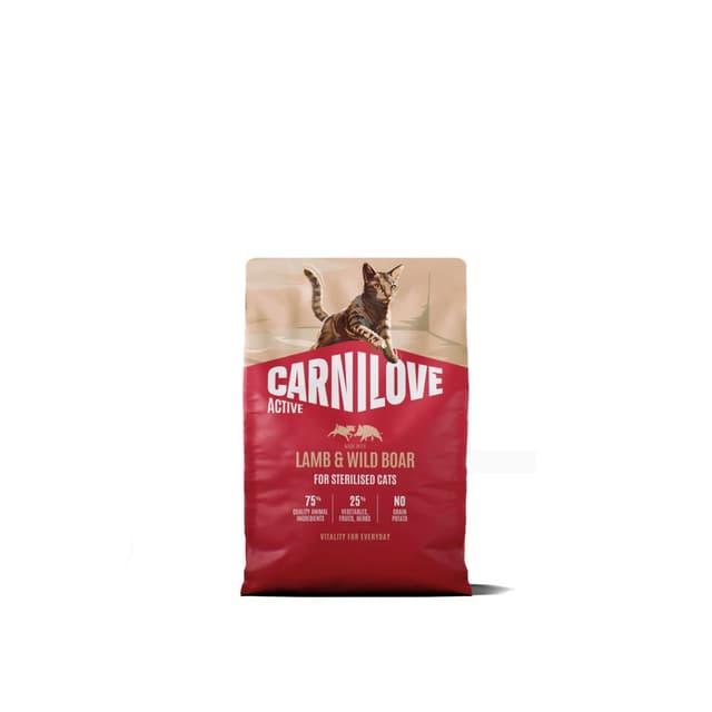 Carnilove Active pour chat stérilisé - Agneau / Sanglier sauvage