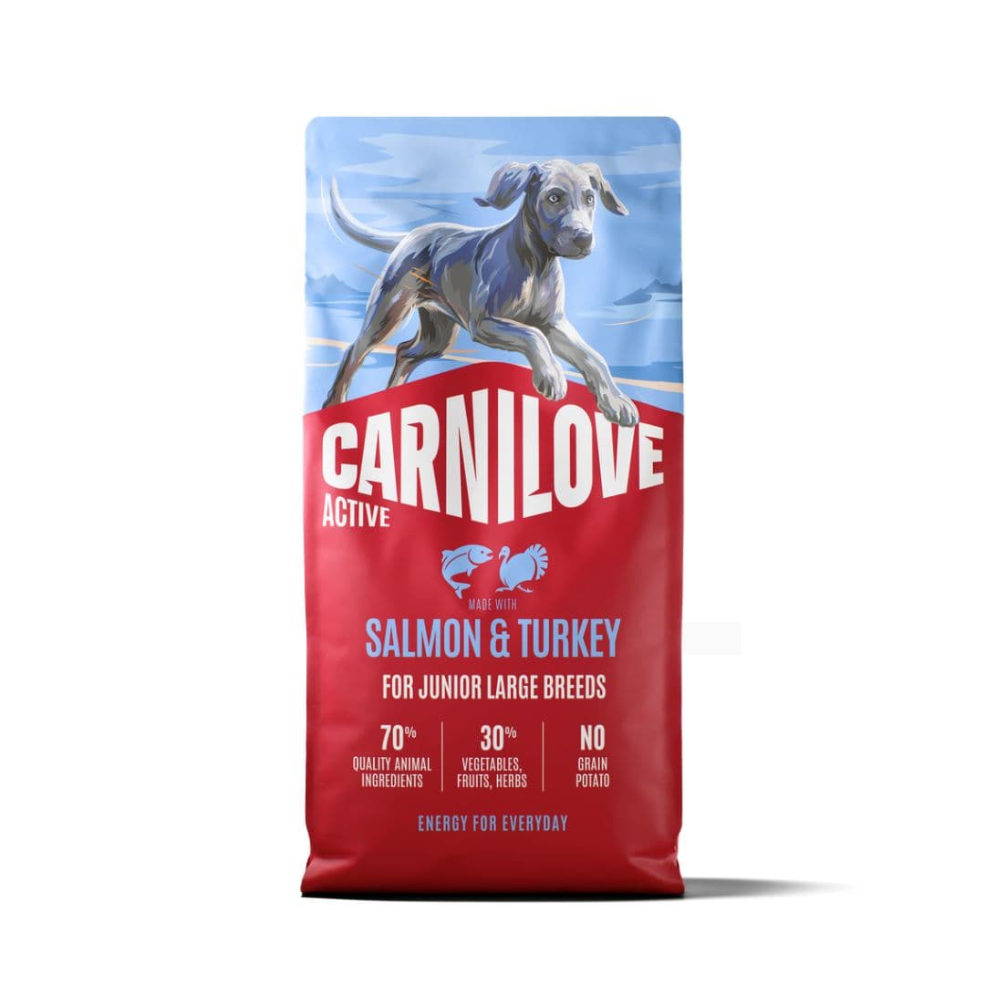 Carnilove Active pour chiot de grande taille - Saumon / Dinde