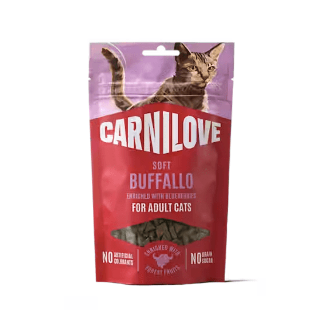 Carnilove Semi Moist 50 g pour chat - Buffle et myrtilles
