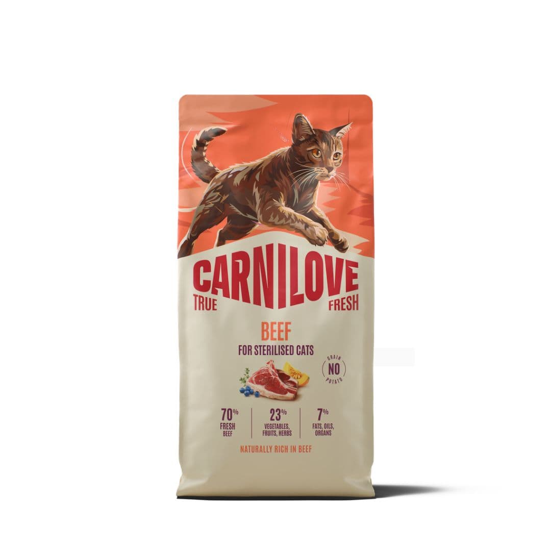 Carnilove True Fresh pour chat adulte stérilisé - Boeuf