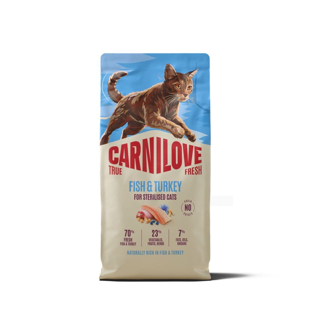 Carnilove True Fresh pour chat adulte stérilisé - Poisson / Dinde