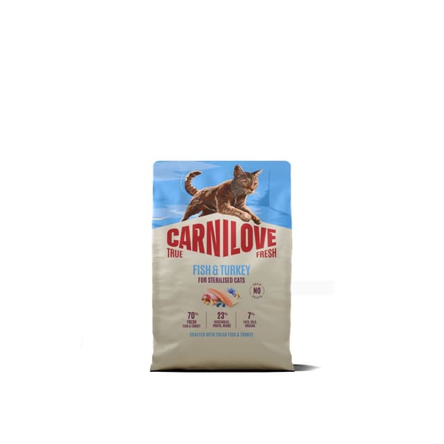 Carnilove True Fresh pour chat adulte stérilisé - Poisson / Dinde