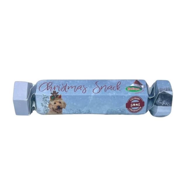 Christmas cracker au poulet pour chien