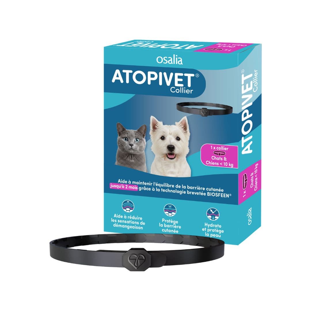Collier Atopivet Osalia pour chat et chien