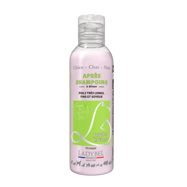 Crème de rincage Jojoba Crème Ladybel pour chien et chat