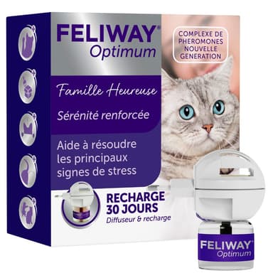 Diffuseur de phéromones FELIWAY Optimum Kit Complet pour chat
