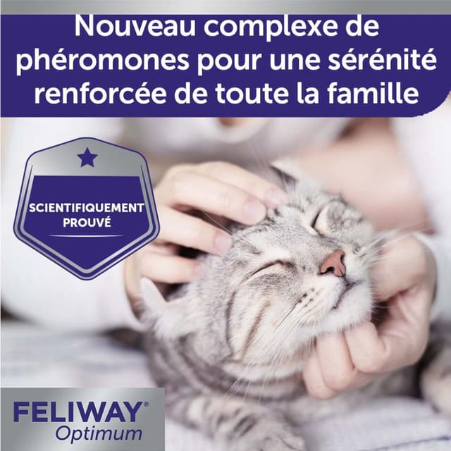 Diffuseur de phéromones FELIWAY Optimum Kit Complet pour chat
