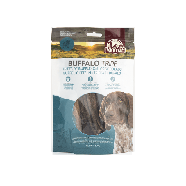 Tripes de buffle : friandise naturelle pour chien